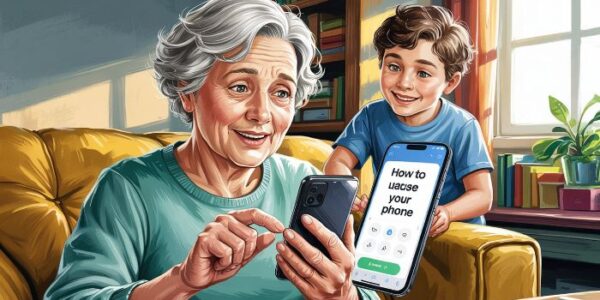 How to use a smartphone for seniors with arthritis