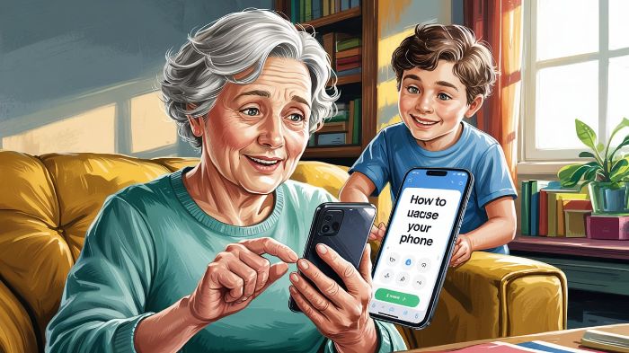 How to use a smartphone for seniors with arthritis